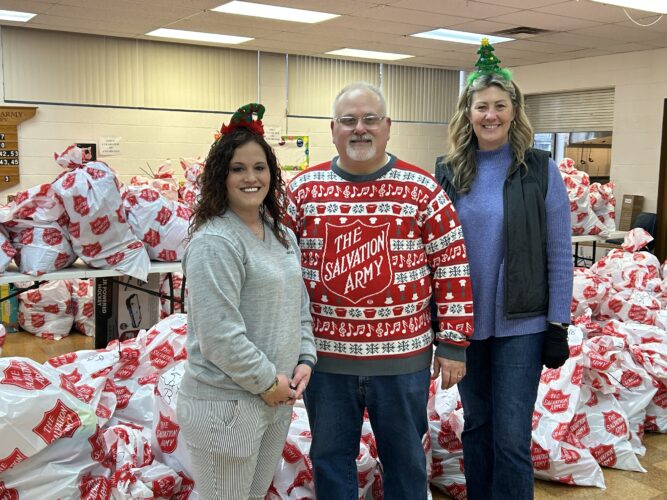Salvation Army, 'Operation Toy Lift' Items Distributed To Families On Wednesday